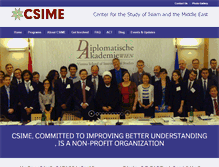 Tablet Screenshot of csime.org